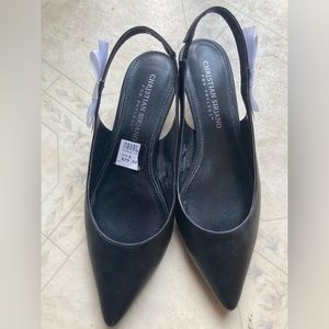 Pointed Toe Sling Back Heels